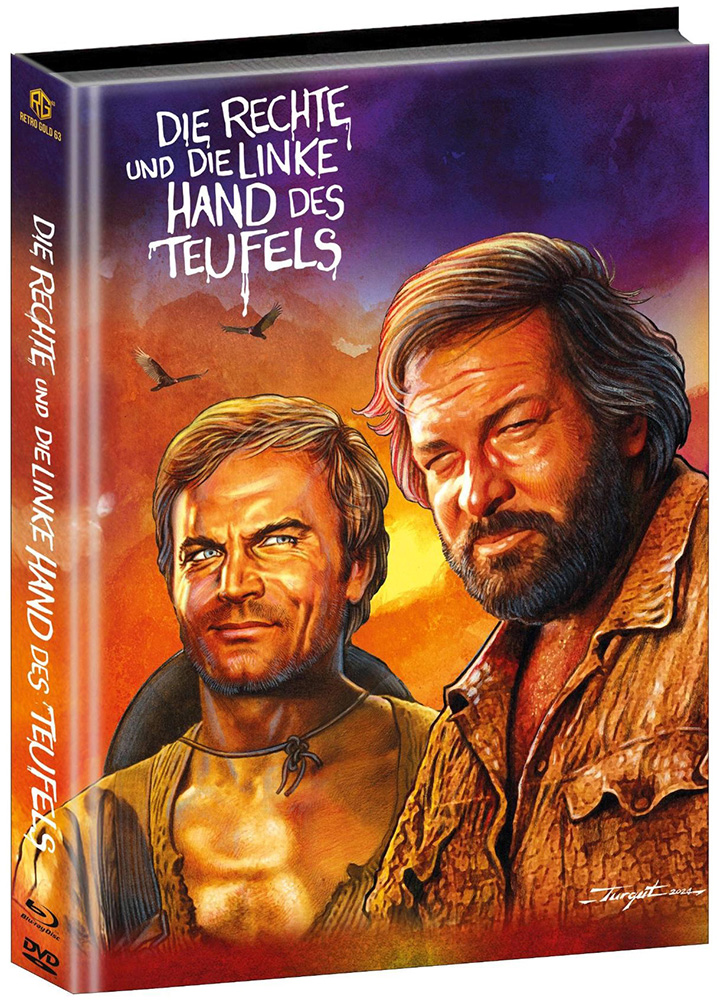 Die rechte und die linke Hand des Teufels (Blu-Ray+DVD) - Cover B - Mediabook (Wattiert) - Limited 333 Edition