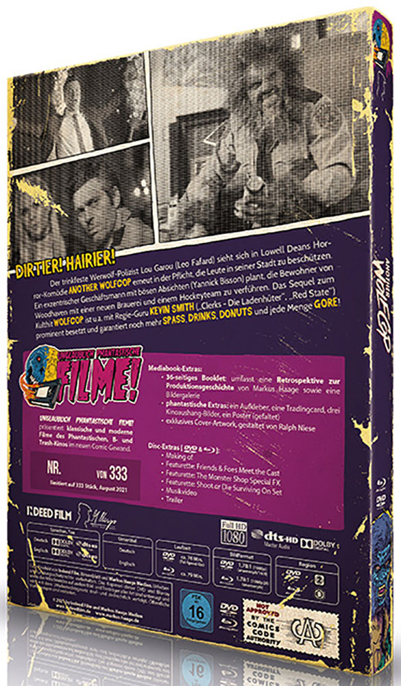 Another Wolfcop (Blu-Ray+DVD) - Mediabook - Limited 333 Edition Another Wolfcop (Blu-Ray+DVD) - Mediabook - Limited 333 Edition