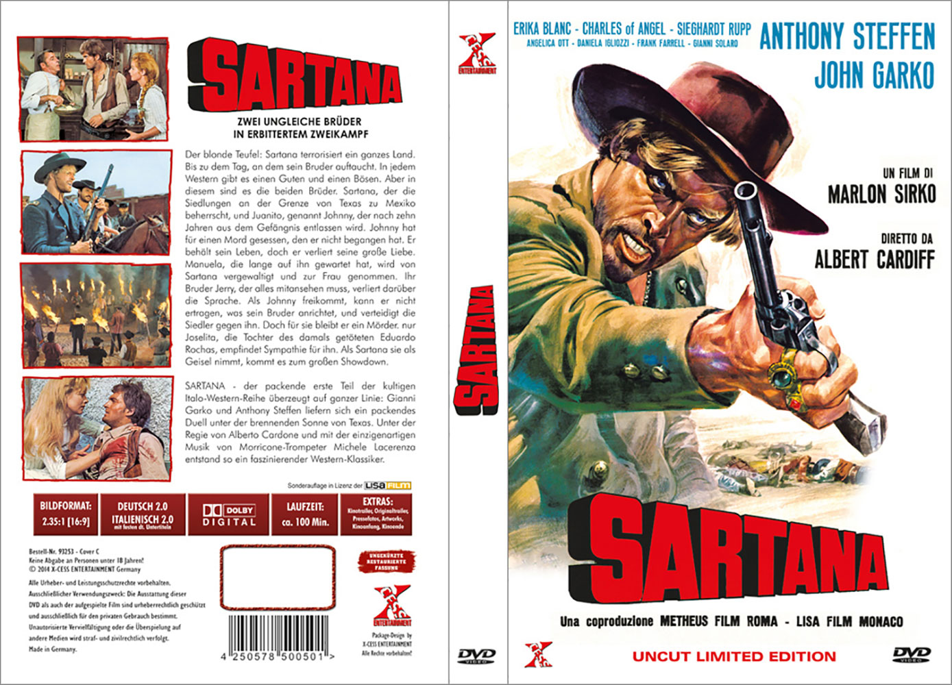 Sartana - Cover C - große Hartbox - Uncut