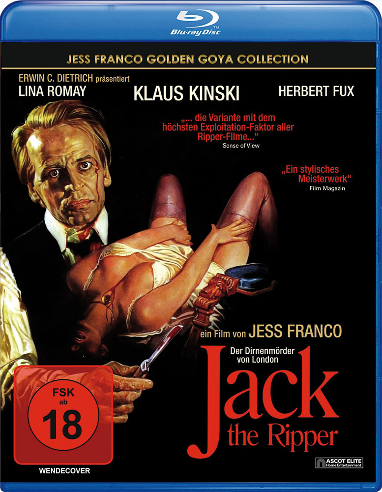 Jack The Ripper - Der Dirnenmörder von London (Blu-Ray) - Klaus Kinski - Jess Franco Golden Goya Collection - Uncut