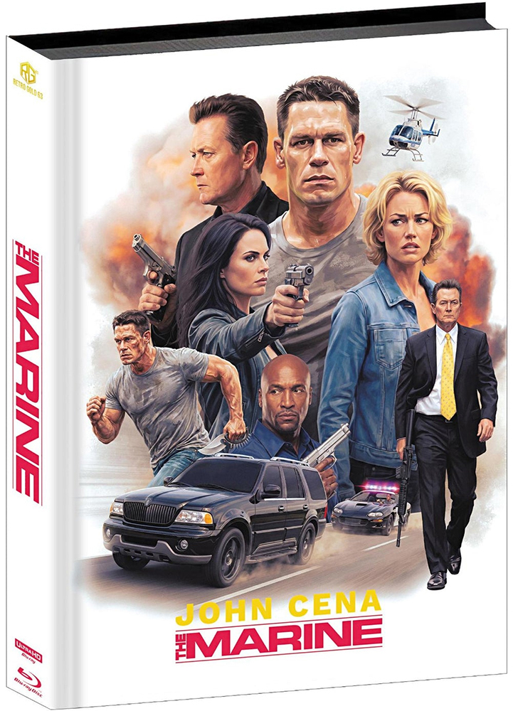 The Marine (4K UHD+Blu-Ray) - Cover A - Mediabook (Wattiert) - Limited 222 Edition