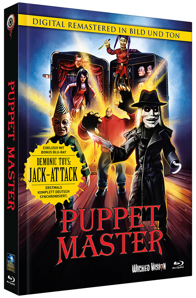 Puppet Master 1 / Demonic Toys: Jack Attack (Blu-Ray) (2Discs) - Cover A - Mediabook - Limited 333 Edition Puppet Master 1 / Demonic Toys: Jack Attack (Blu-Ray) (2Discs) - Cover A - Mediabook - Limited 333 Edition