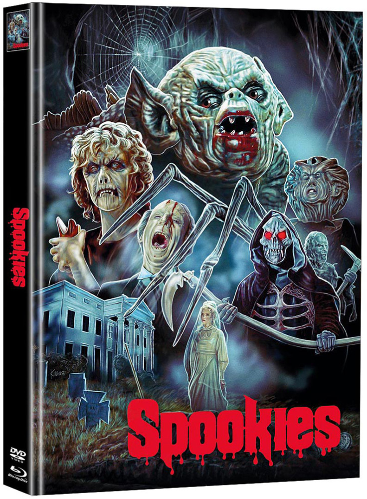 Spookies - Die Killermonster (Blu-Ray+DVD) - Cover A - Mediabook - Limited 222 Edition Spookies - Die Killermonster (Blu-Ray+DVD) - Cover A - Mediabook - Limited 222 Edition