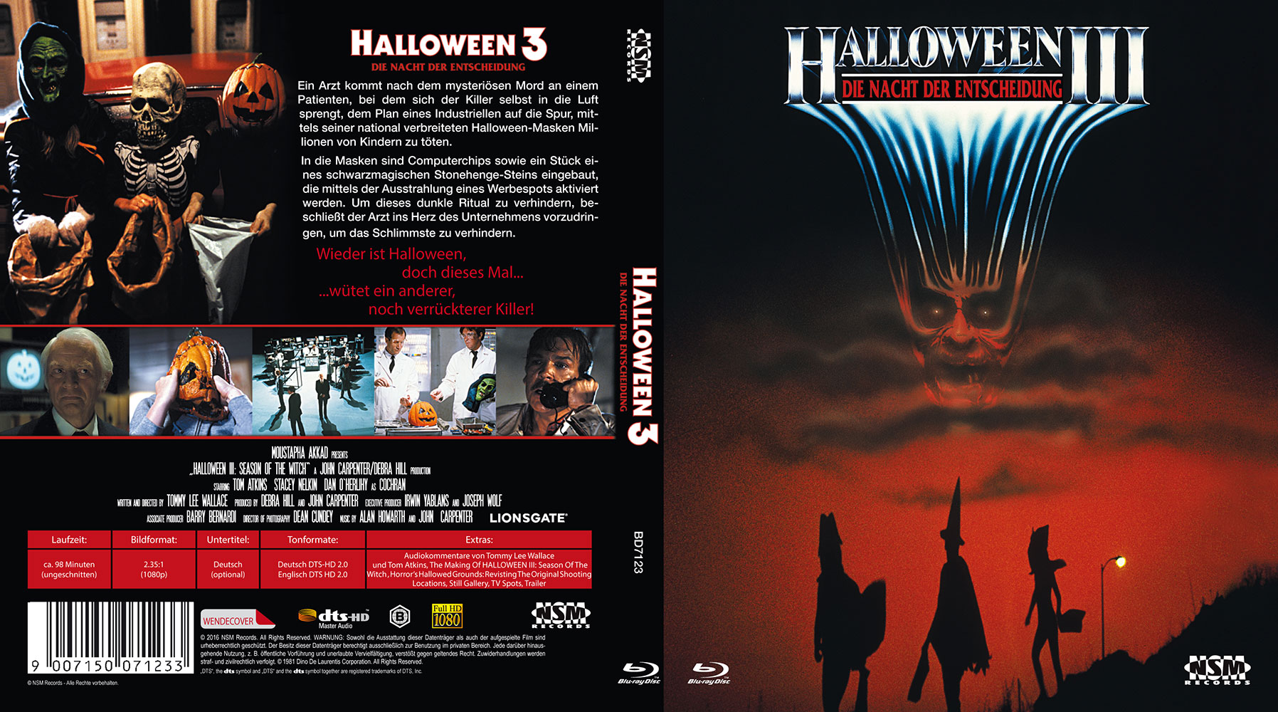 Halloween 3 (Blu-Ray) - Uncut- Wendecover mit 2. Motiv