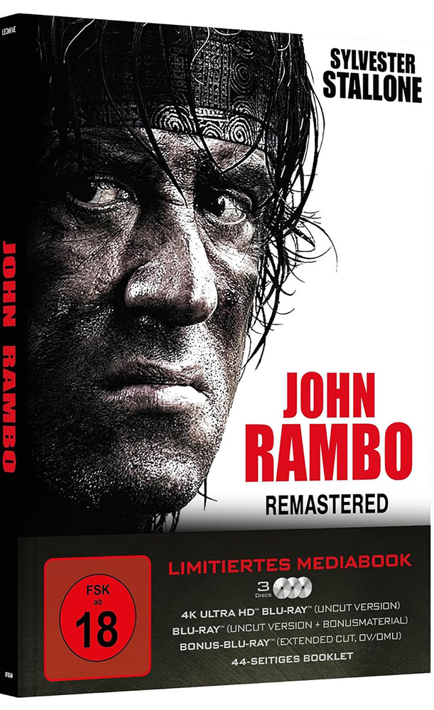John Rambo (4K UHD+Blu-Ray) - Remastered Mediabook - Limited Edtition John Rambo (4K UHD+Blu-Ray) - Remastered Mediabook - Limited Edtition