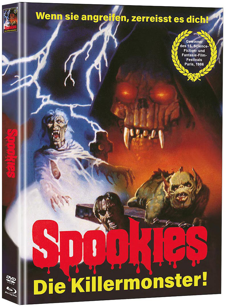 Spookies - Die Killermonster (Blu-Ray+DVD) - Cover C - Mediabook - Limited 111 Edition Spookies - Die Killermonster (Blu-Ray+DVD) - Cover C - Mediabook - Limited 111 Edition