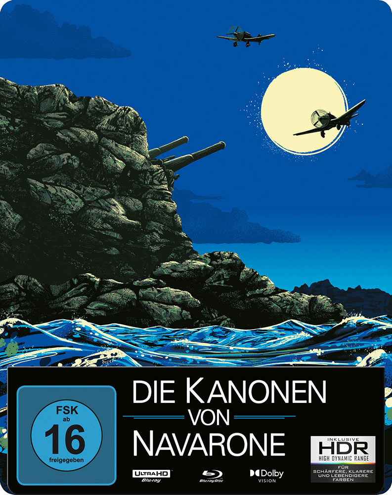 Die Kanonen von Navarone (4K Ultra HD+Blu-Ray) - Limited SteelBook Edition - Remastered Die Kanonen von Navarone (4K Ultra HD+Blu-Ray) - Limited SteelBook Edition - Remastered