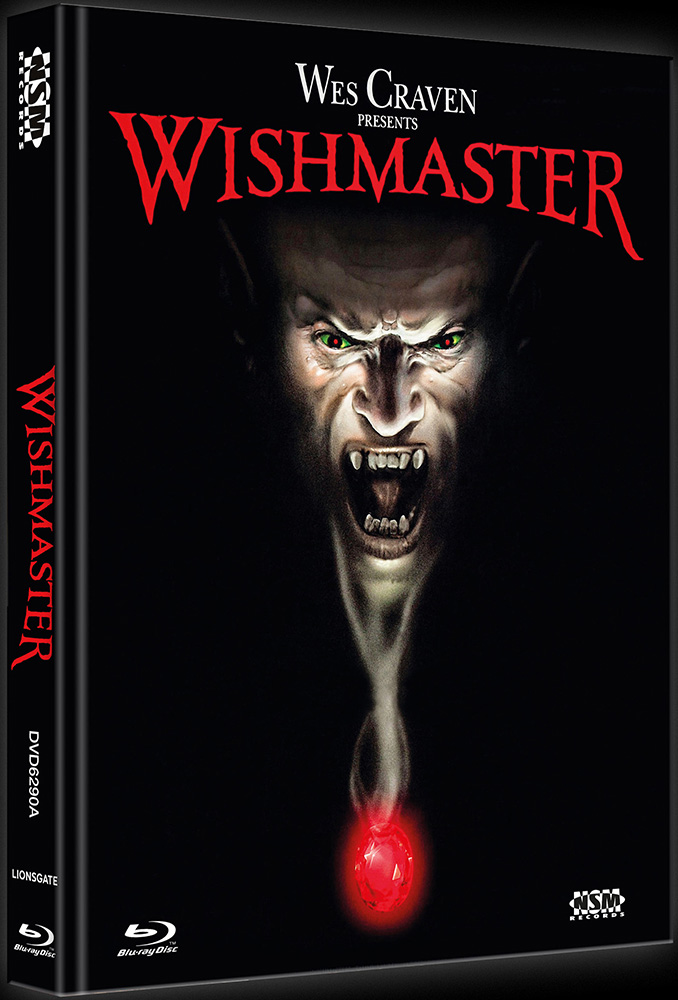 Wishmaster (Blu-Ray+DVD) - Cover A - Mediabook - Limited 999 Edition - Uncut