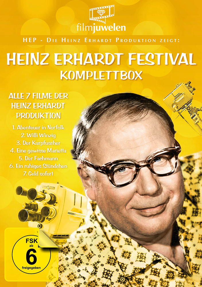 Heinz Erhardt Festival - Komplettbox (3DVD)