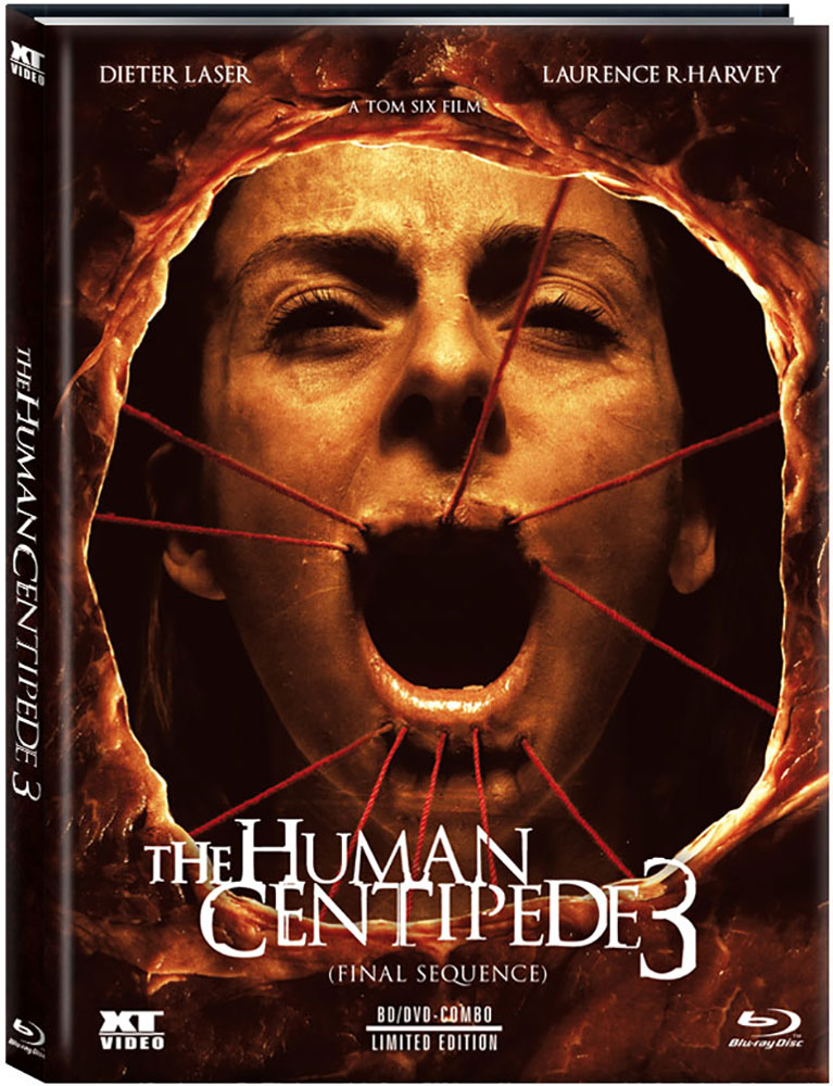 Human Centipede 3 (Blu-Ray+DVD) - Cover B - Mediabook - Limited 1000 Edition