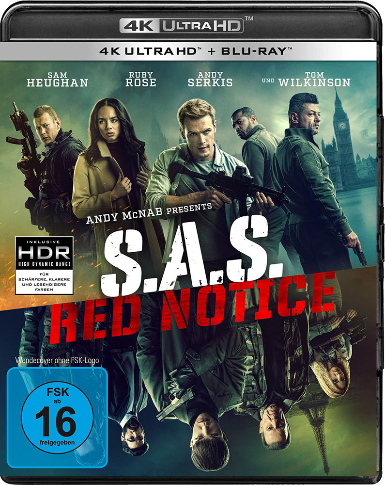 S.A.S. Red Notice (4K UHD+Blu-Ray)