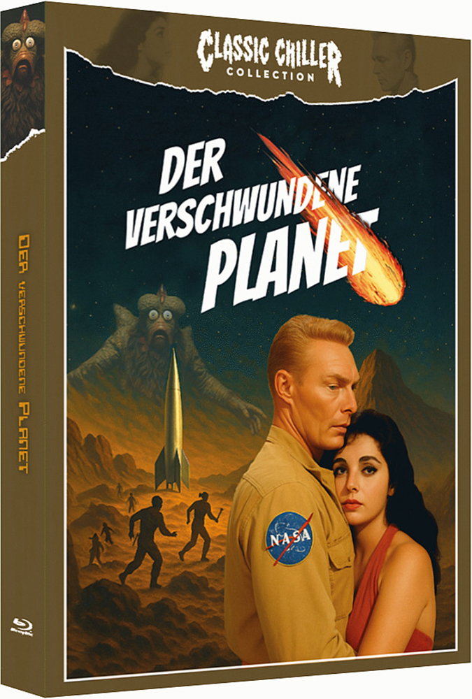 Der verschwundene Planet (Blu-Ray) - Cover A - Classic Chiller Collection # 27 - Amaray im Schuber
