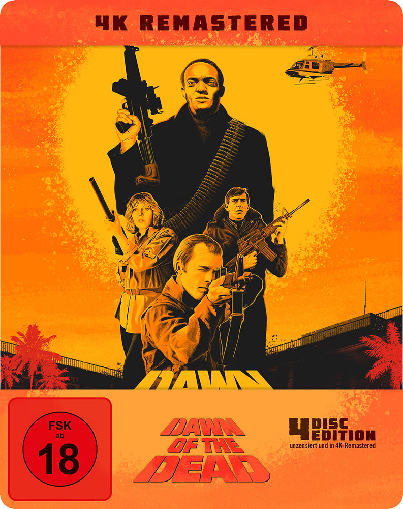 Zombie - Dawn Of The Dead (4K UHD+3Blu-Ray) (4Discs) - Limited SteelBook Edition - Uncut