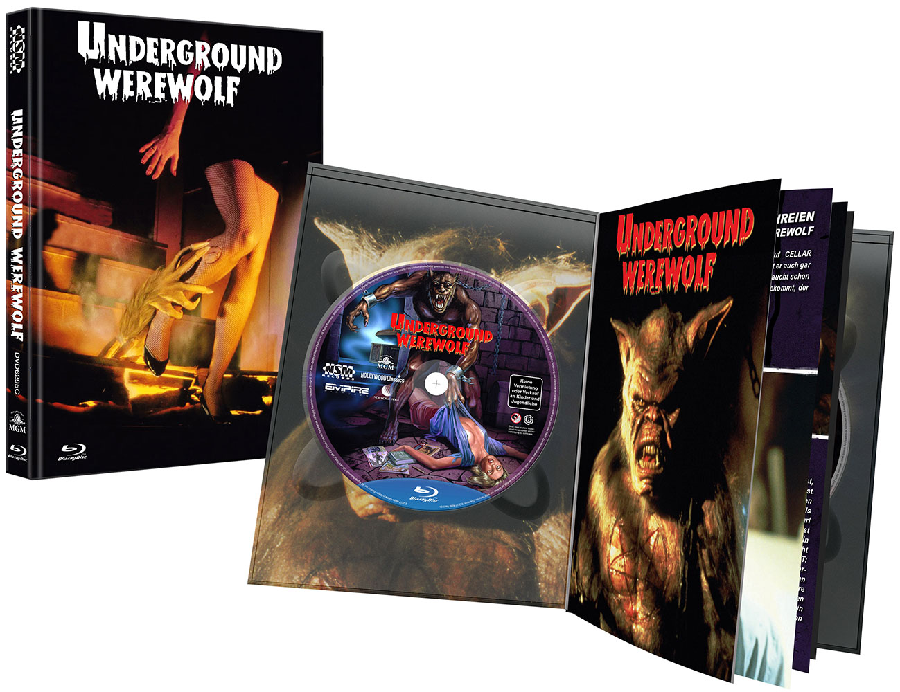 Underground Werewolf (Blu-Ray+DVD) - Cover C - Mediabook - Uncut - Limited 222 Edition Underground Werewolf (Blu-Ray+DVD) - Cover C - Mediabook - Uncut - Limited 222 Edition