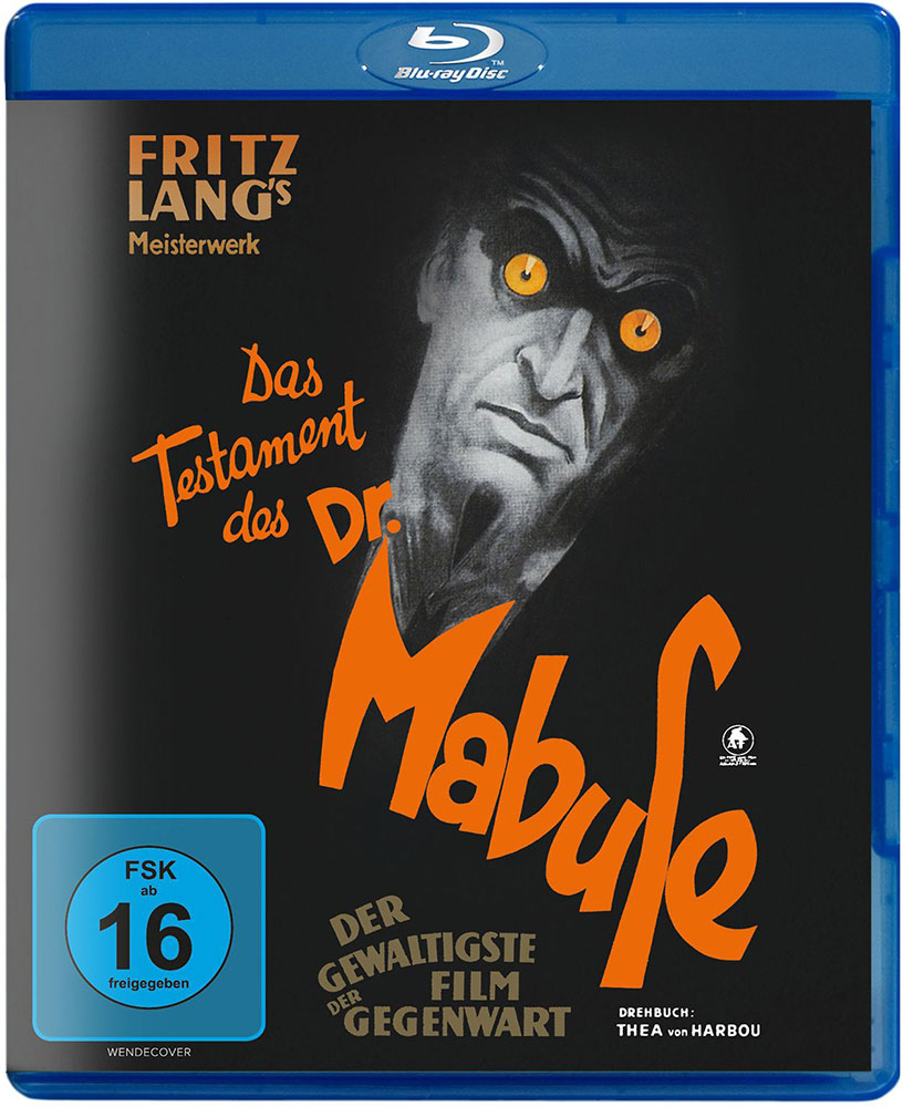 Das Testament des Dr. Mabuse (s/w) (Blu-Ray)