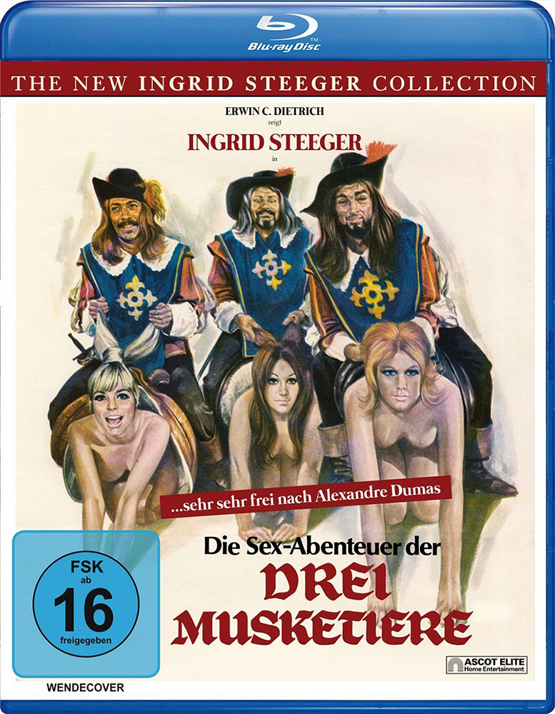 Die Sex-Abenteuer der drei Musketiere (Blu-Ray) - The New Ingrid Steeger Collection