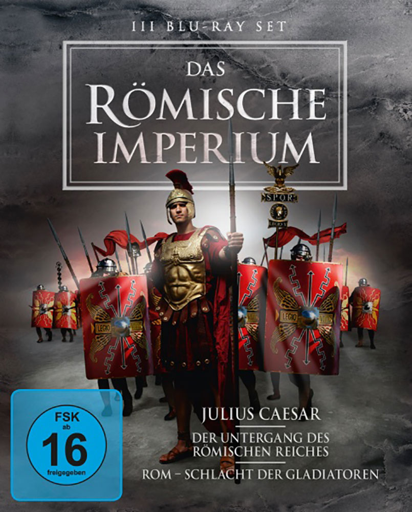 Das Römische Imperium (Blu-Ray) (3Discs) (Julius Caesar, Der Untergang des römischen Reiches & Rom - Schlacht der Gladiatoren)