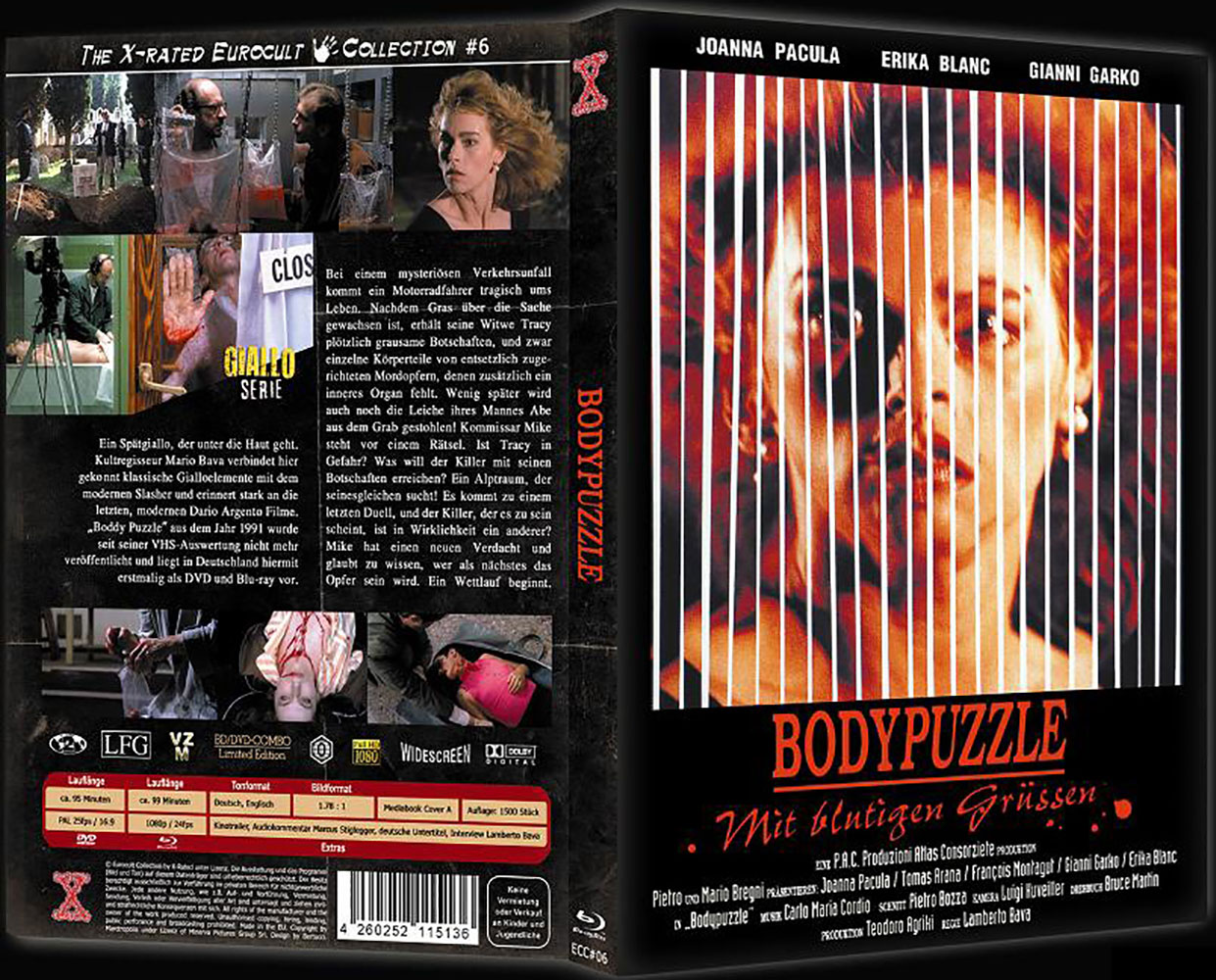 Body Puzzle - Cover A - (Blu-Ray+DVD) - Eurocult Collection - Mediabook - Limited 1000 Edition