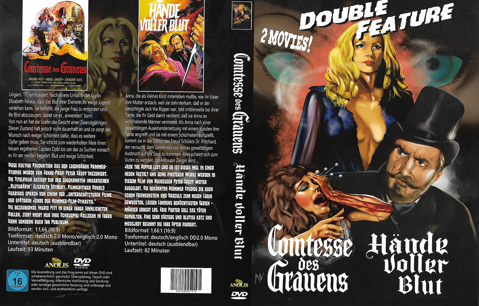 Comtesse des Grauens/ Hände voller Blut - Double Feature (2DVDs) - Monster Creatures Vol.9