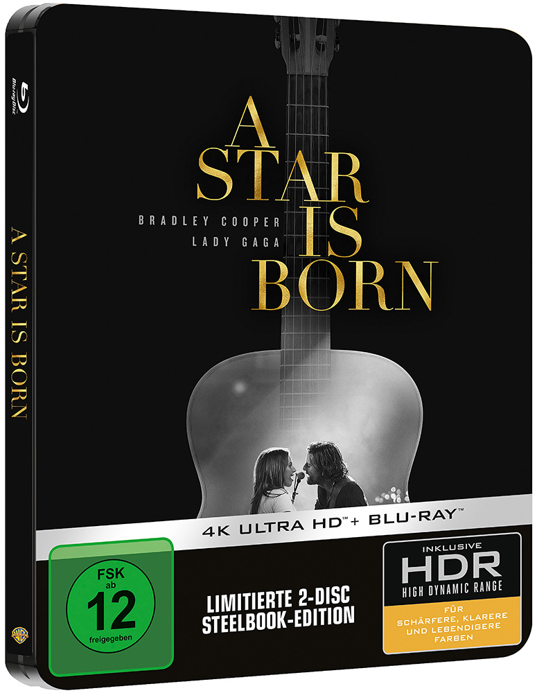 A Star Is Born (4K UHD+Blu-Ray) - Limited SteelBook Edition