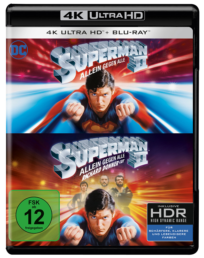 Superman 2: Allein gegen alle (4K UHD+Blu-Ray) (4Discs) - 2 Filmversionen Superman 2: Allein gegen alle (4K UHD+Blu-Ray) (4Discs) - 2 Filmversionen