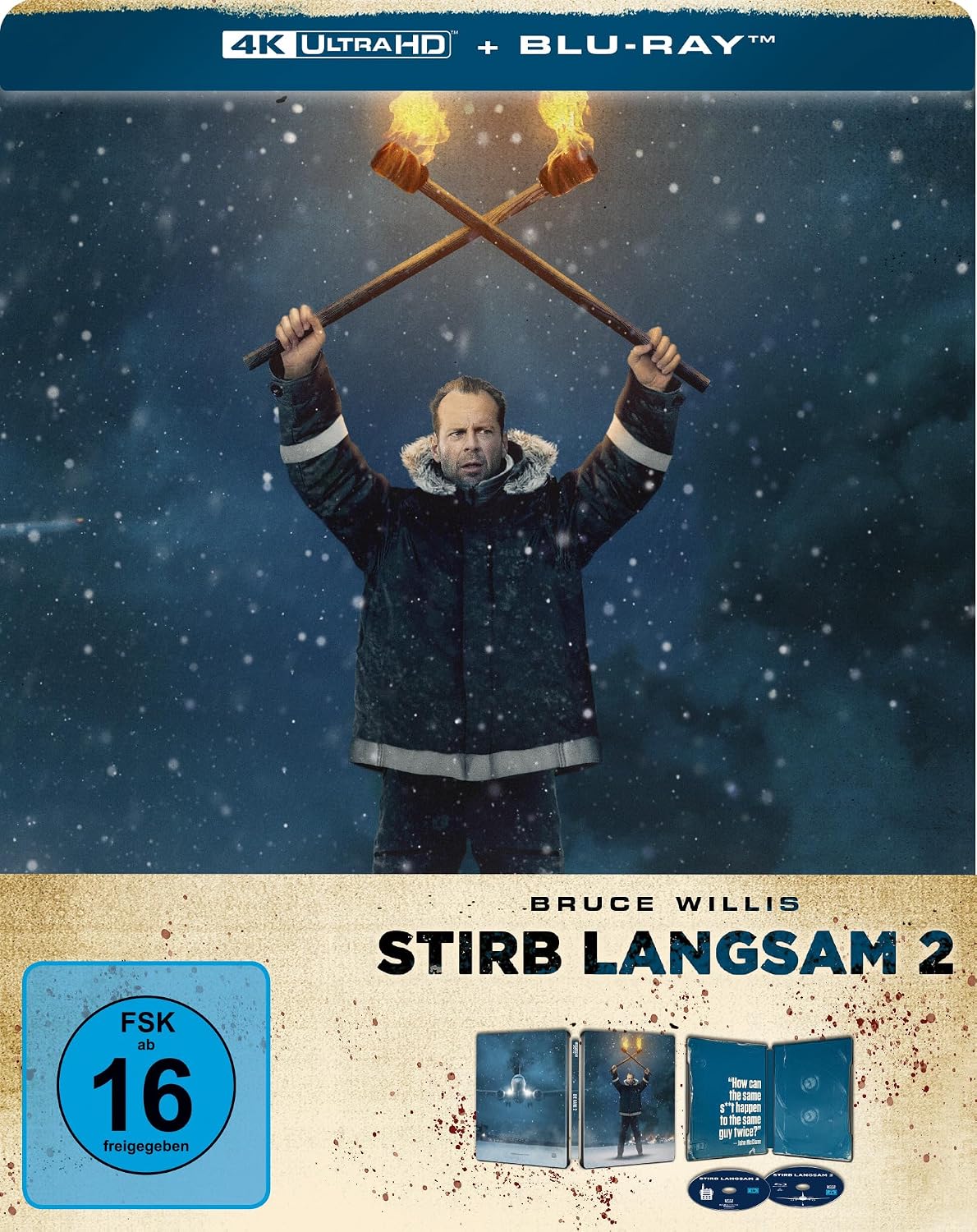 Stirb langsam 2 (4K UHD+Blu-Ray) - Limited SteelBook Edition