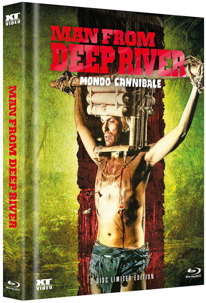 Mondo Cannibale (Man from Deep River) (Blu-Ray+DVD) - Cover 2 - Mediabook (Wattiert) - Limited 666 Edition Mondo Cannibale (Man from Deep River) (Blu-Ray+DVD) - Cover 2 - Mediabook (Wattiert) - Limited 666 Edition