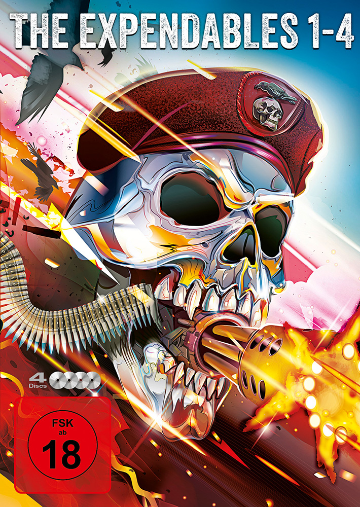 The Expendables 1-4 (4DVDs)