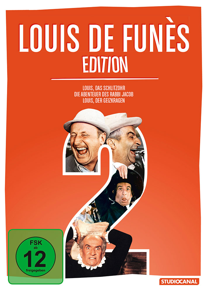 Louis de Funes Edition 2 (3DVD) (Louis das Schlitzohr, Louis der Geizkragen & Rabbi Jacob)