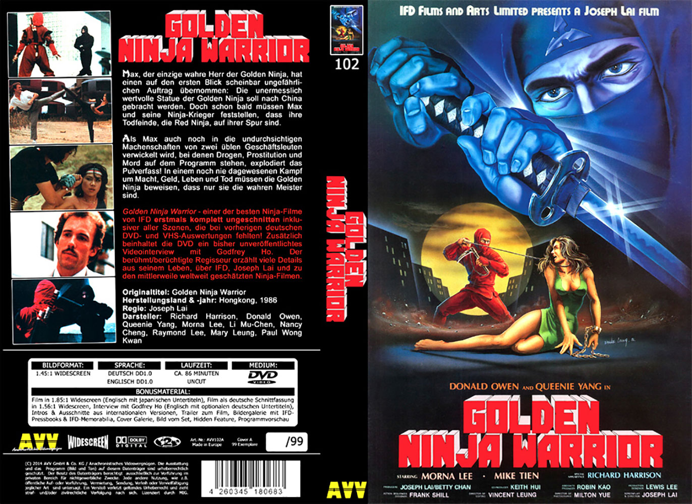Golden Ninja Warrior - Cover A - große Hartbox - Limited 99 Edition