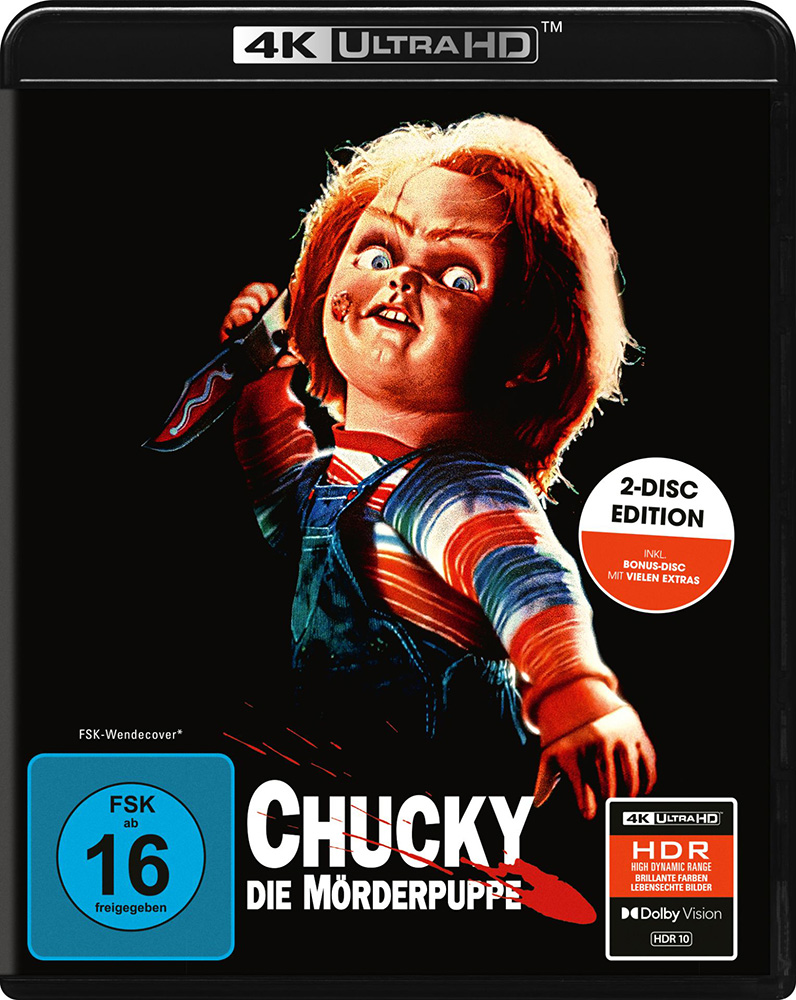 Chucky - Die Mörderpuppe (4K UHD+Bonus-Blu-Ray)