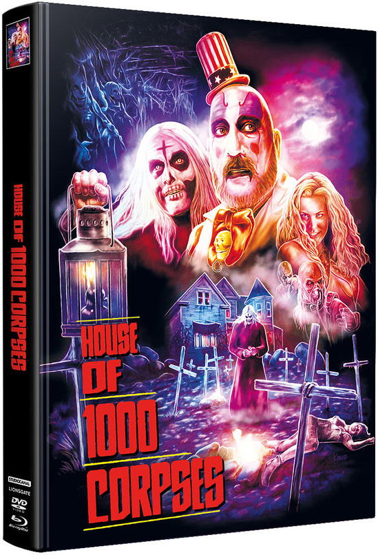 Haus der 1000 Leichen (Blu-Ray+DVD) - Mediabook (Wattiert) - Limited Edition Haus der 1000 Leichen (Blu-Ray+DVD) - Mediabook (Wattiert) - Limited Edition