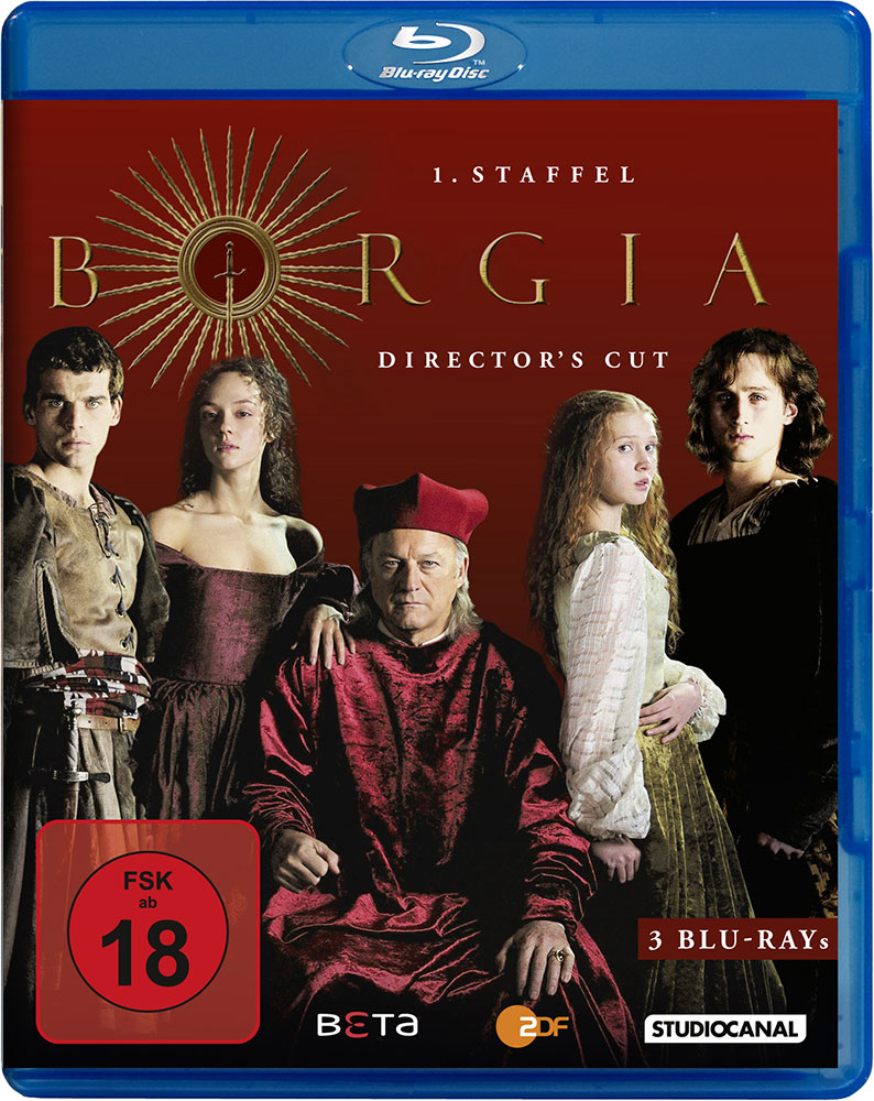 Borgia - Die komplette 1.Staffel (Blu-Ray) (3Discs) (Neuauflage) - Directors Cut - Uncut