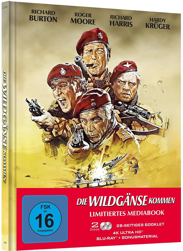 Die Wildgänse kommen (4K UHD+Blu-Ray) - Mediabook - Limited Edition