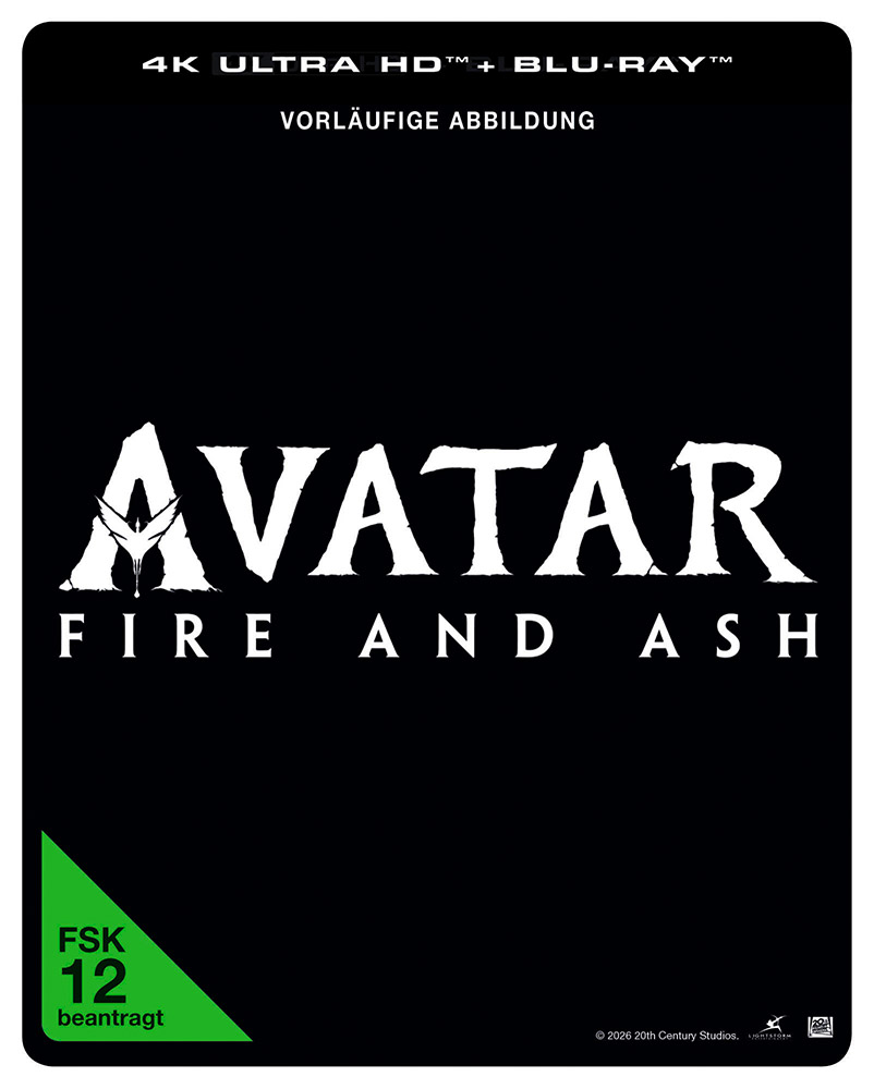 Avatar: Fire and Ash (4K UHD+2Blu-Rays) - Limited SteelBook Edition