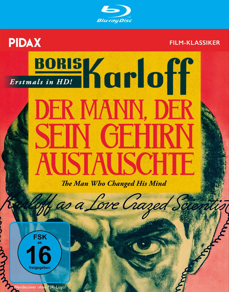 Der Mann, der sein Gehirn austauschte (Blu-ray) (s/w)