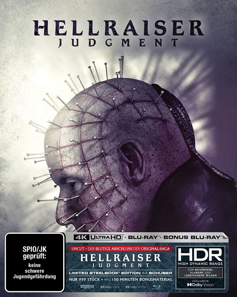 Hellraiser: Judgment (4K UHD+2Blu-Rays) - Cover D - Steelbook - Limited 999 Edition Hellraiser: Judgment (4K UHD+2Blu-Rays) - Cover D - Steelbook - Limited 999 Edition