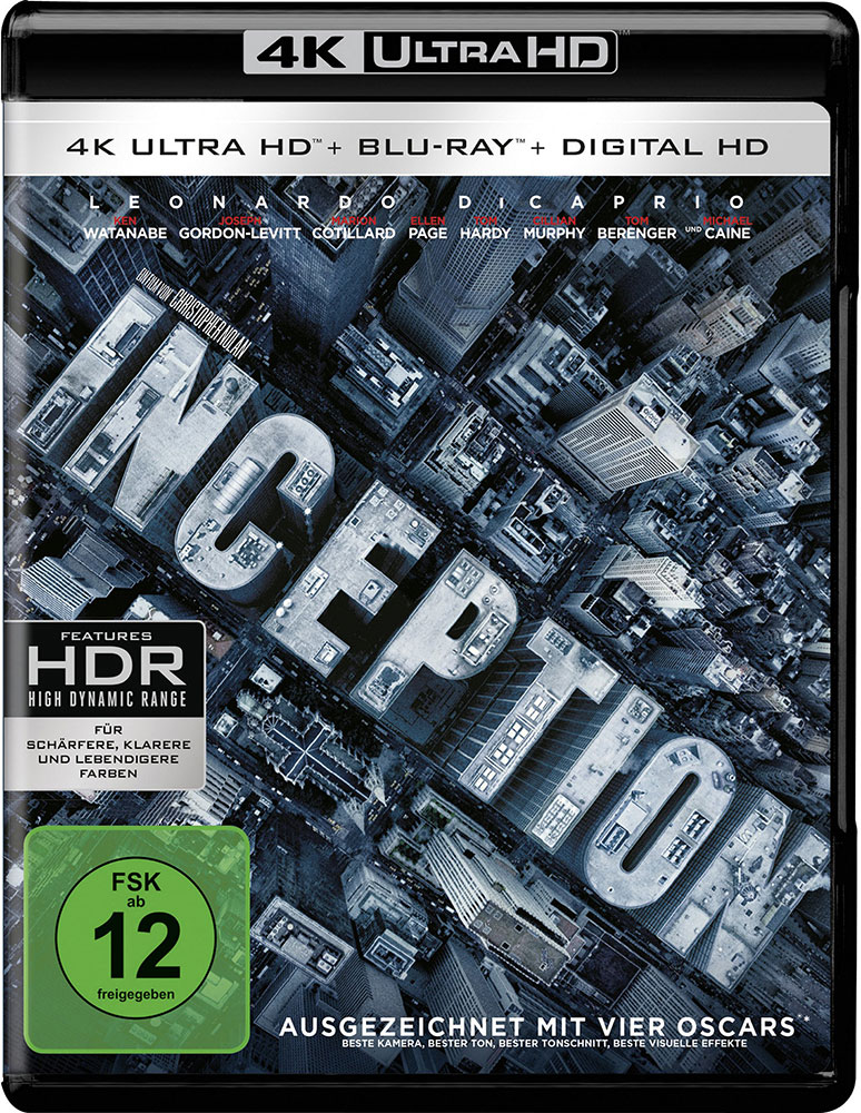 Inception (4K UHD+Blu-Ray) (3Discs)