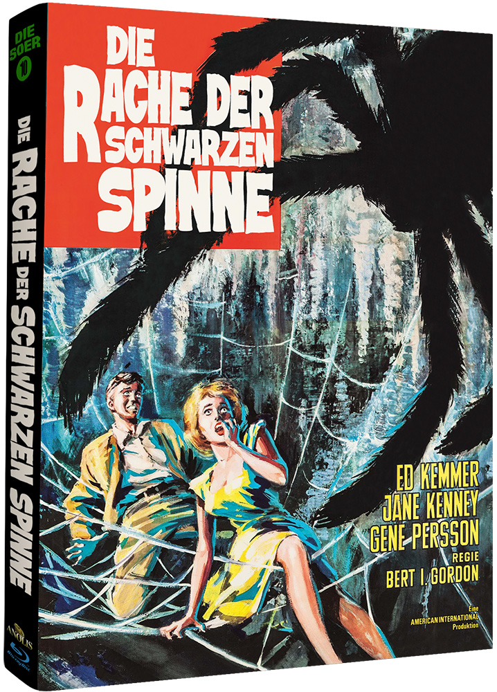 Die Rache der schwarzen Spinne (s/w) (Blu-Ray) - Cover C - Mediabook - Limited Edition