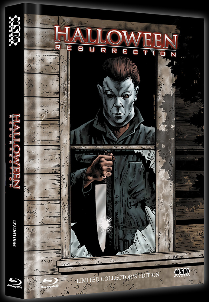 Halloween 8 - Resurrection (2DVD+Blu-Ray) - Cover B - Mediabook - Uncut