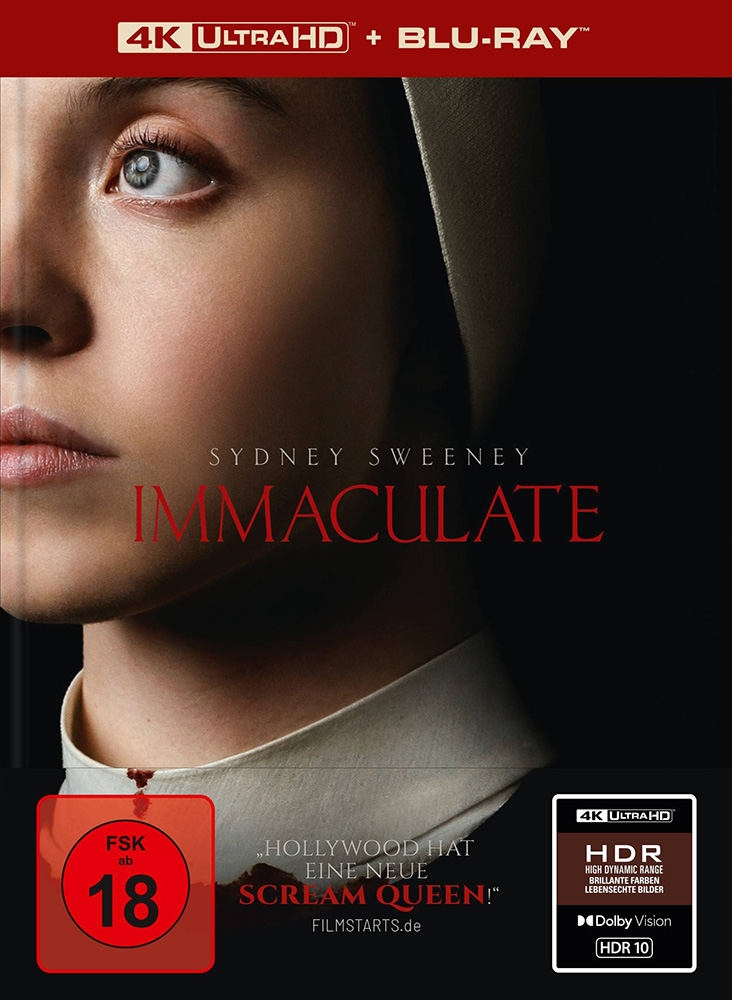 Immaculate (4K UHD+Blu-Ray) - Limited Mediabook Edition Immaculate (4K UHD+Blu-Ray) - Limited Mediabook Edition