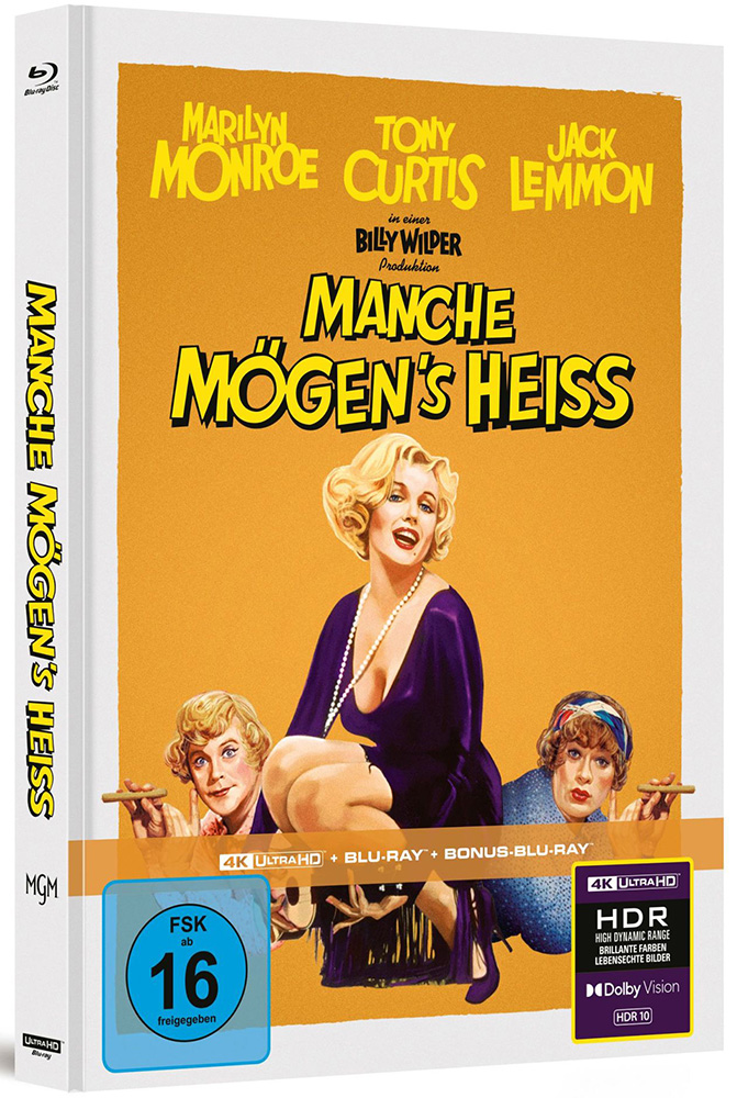 Manche mögen's heiß (4K UHD+2Blu-Rays) - Mediabook - Limited Edition