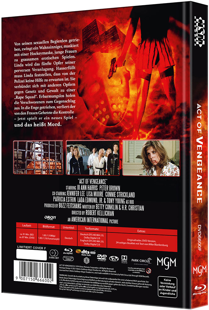 City Monster (Act Of Vengeance) (Blu-Ray+DVD) - Cover F - Mediabook - Limited 99 Edition City Monster (Act Of Vengeance) (Blu-Ray+DVD) - Cover F - Mediabook - Limited 99 Edition