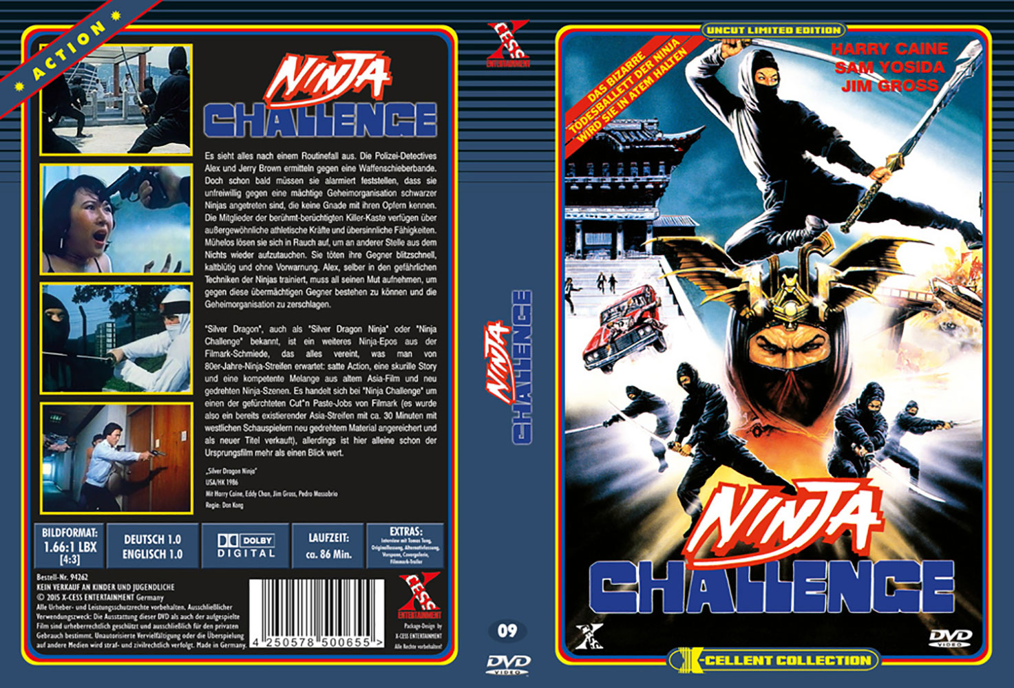 Ninja Challenge - kleine Hartbox - Uncut - X-Cellent Collection