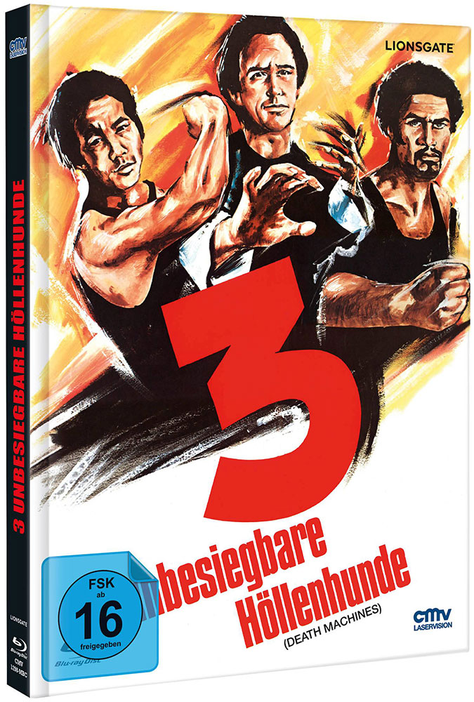3 unbesiegbare Höllenhunde (Death Machines) - Cover C - Mediabook (Blu-Ray+DVD)