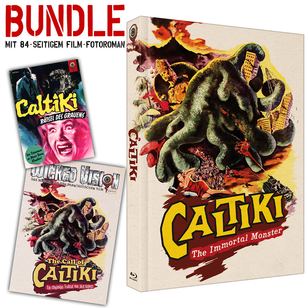 Caltiki - Rätsel des Grauens - Cover B - Mediabook + Fotoroman (Blu-Ray+DVD) - Limited Edition