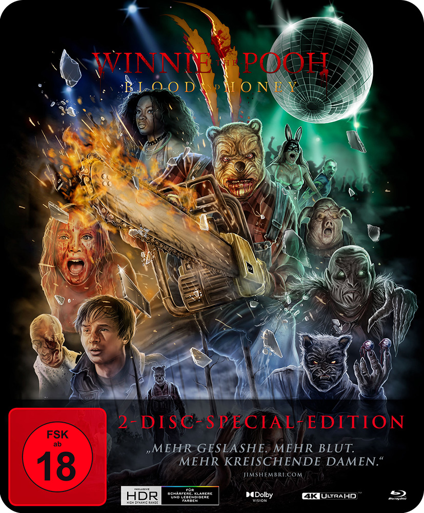Winnie the Pooh: Blood and Honey 2 (4K UHD+Blu-Ray) - Limited Steelbook Edition
