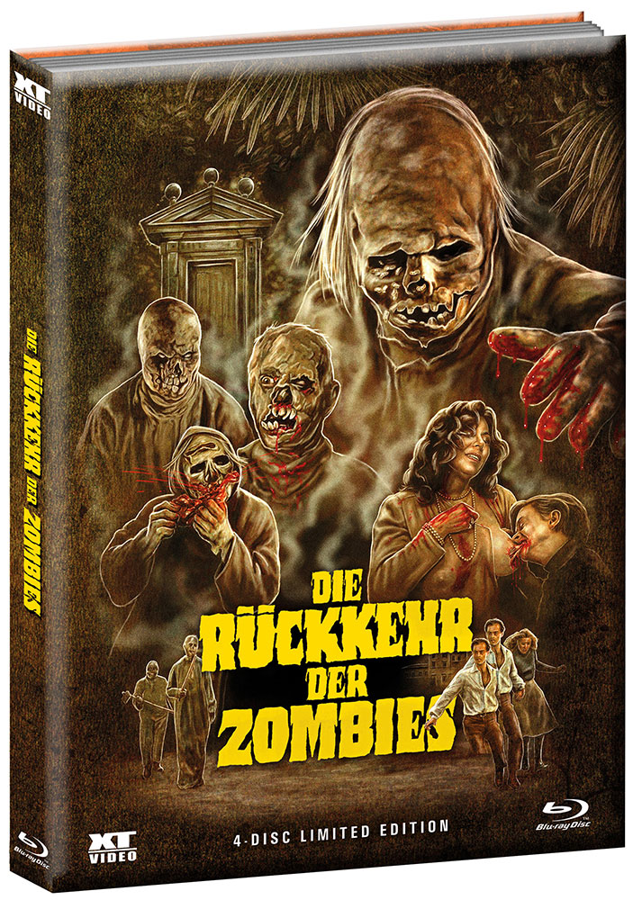Die Rückkehr der Zombies (Remastered) - Cover B - Mediabook (Wattiert) (2Blu-Ray+2DVD) - Limited 444 Edition