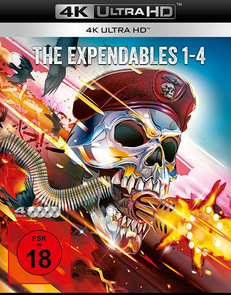 The Expendables 1-4 (4K UHD) (4Discs)