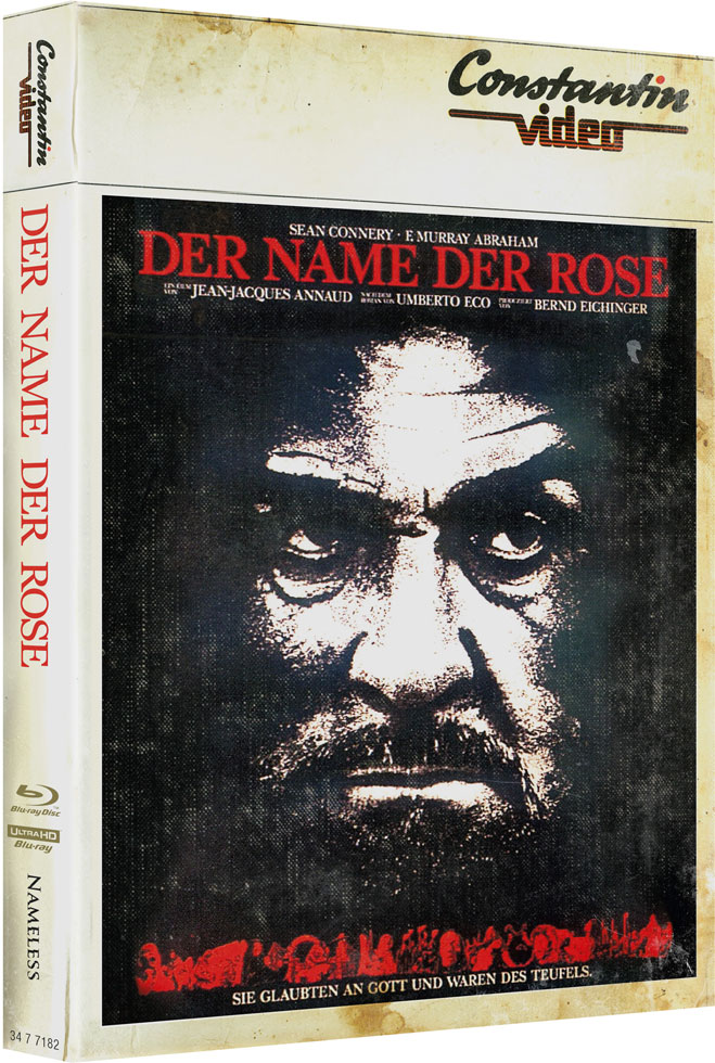 Der Name der Rose (4K UHD+Blu-ray) - Cover E - Mediabook - Limited 444 Edition